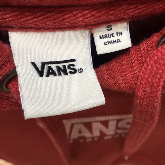 ❤️🍒👠 NWOT Vans cropped sweatshirt! 💄🎒❤️ - Picture 4 of 5